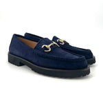 Load image into Gallery viewer, The Classic Bit Lug Loafer in Navy

