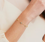 Load image into Gallery viewer, The Windsor Delicate Bracelet in Gold CZ
