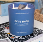 Load image into Gallery viewer, The Boss Babe Candle in Ocean Breeze
