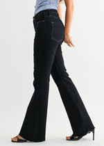 Load image into Gallery viewer, The Scissor Cut Flare in Dark Denim
