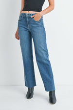 Load image into Gallery viewer, The Slim Palazzo in Dark Denim
