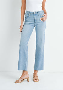 The Slim Palazzo in Light Denim