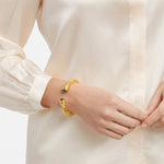 Load image into Gallery viewer, The Cannes Demi Cuff in Iridescent Rose
