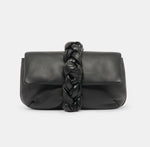 Load image into Gallery viewer, The Leather Braided Clutch in Black

