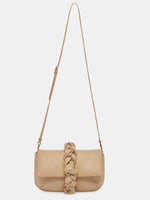 Load image into Gallery viewer, The Leather Braided Clutch in Tan
