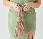 Load image into Gallery viewer, The Accordian Wristlet in Tan
