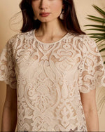 Load image into Gallery viewer, The Lace Short Sleeve Top
