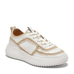 Load image into Gallery viewer, The Crochet Seam Lace Sneaker in White
