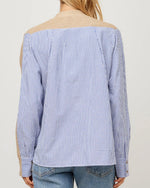 Load image into Gallery viewer, The Mixed Media Cardigan in Oatmeal
