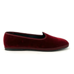 Load image into Gallery viewer, The Velvet Everyday Flat in Bordo
