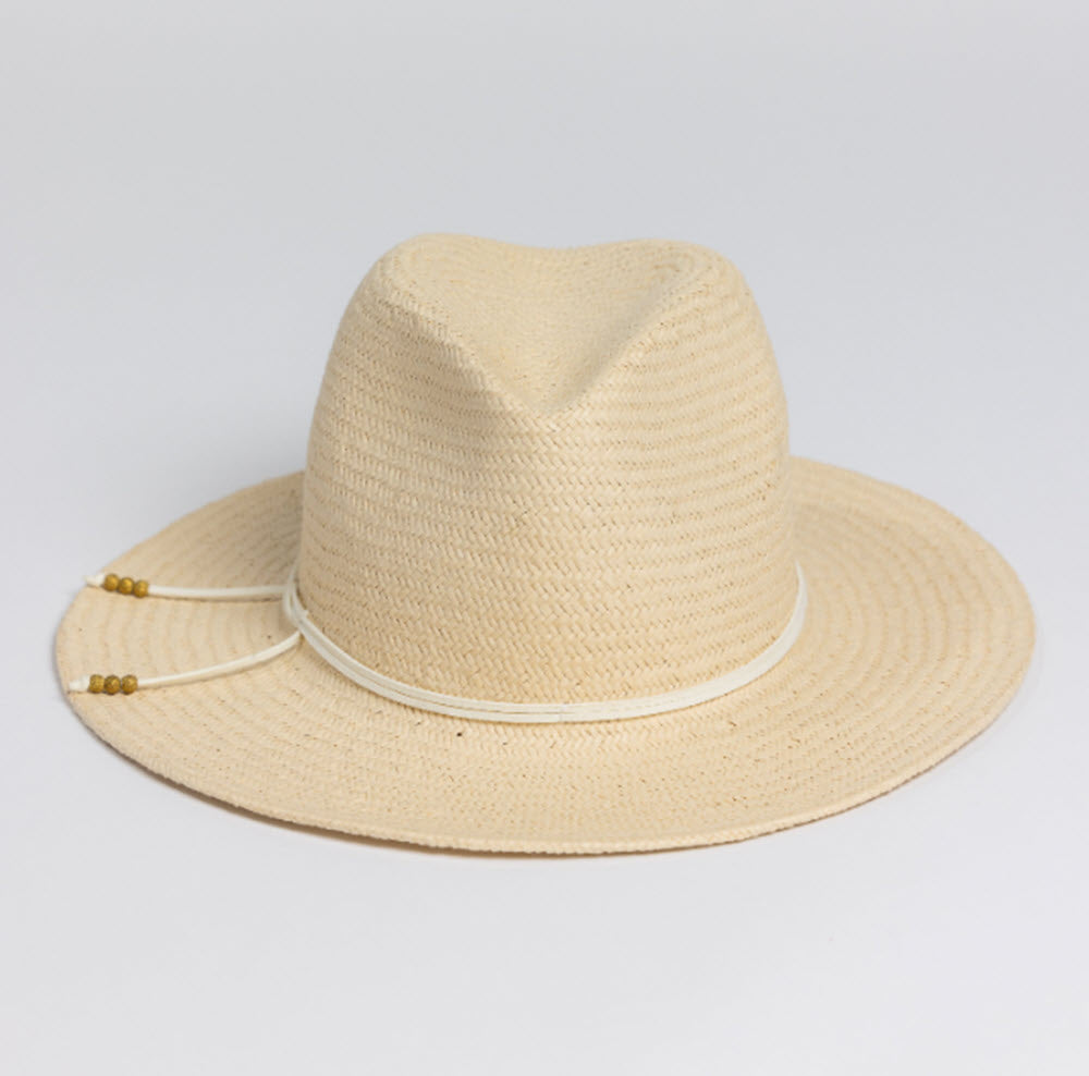 The Classic Travel Packable Hat in Natural White