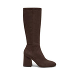 Load image into Gallery viewer, The Block High Heel Tall Boot in Chocolate
