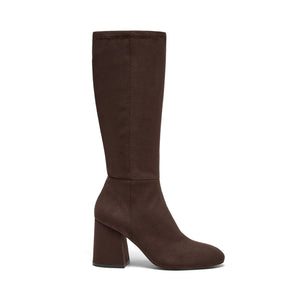 The Block High Heel Tall Boot in Chocolate