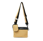 Load image into Gallery viewer, The Downtown Crossbody in Dune Raffia
