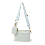 Load image into Gallery viewer, The Downtown Crossbody in White Raffia
