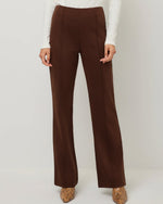 Load image into Gallery viewer, The Faux Suede Bootcut Pant in Wood
