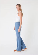 Load image into Gallery viewer, The Tie Waist Flare Pant in Sundance
