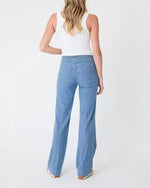 Load image into Gallery viewer, The Tie Waist Flare Pant in Sundance
