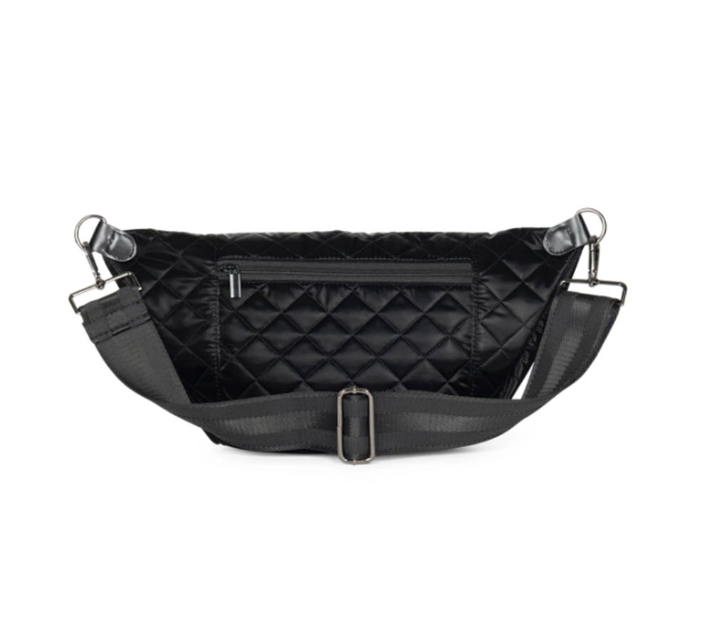 The Quilted Sling Bag in Black