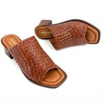 Load image into Gallery viewer, The Woven Leather Everyday Sandal in Tan
