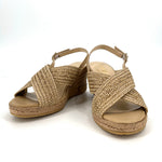 Load image into Gallery viewer, The Woven Leather Espadrille in Natural
