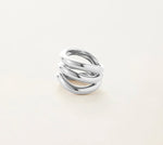 Load image into Gallery viewer, The Triple Wave Ring in Silver
