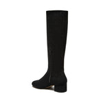 Load image into Gallery viewer, The Block Heel Stretch Tall Boot in Black

