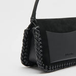 Load image into Gallery viewer, The Shoulder Braid Bag in Black

