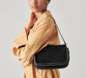 The Shoulder Braid Bag in Black