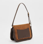Load image into Gallery viewer, The Shoulder Braid Bag in Tobacco
