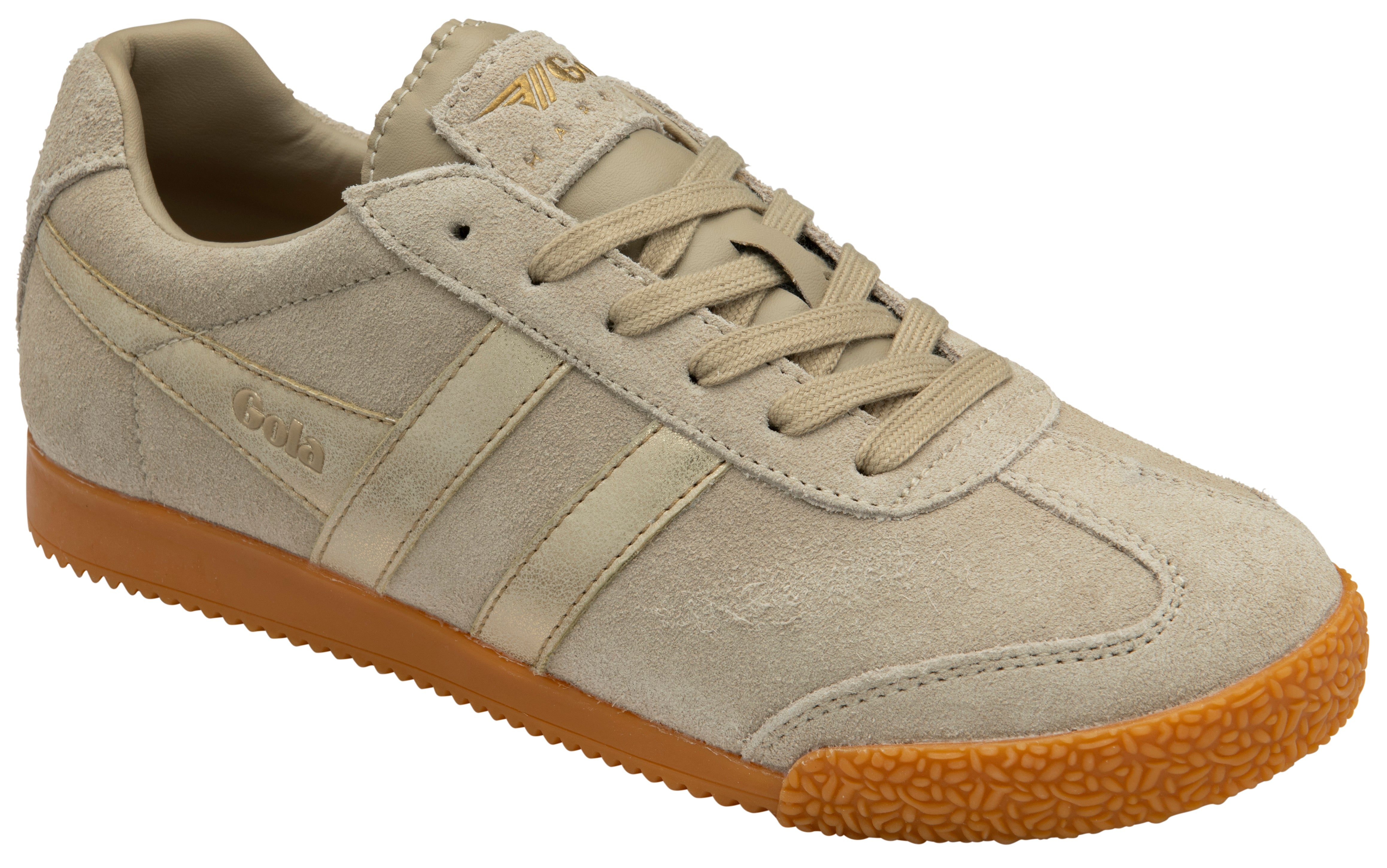 The Harrier Sneaker in Bone Gold