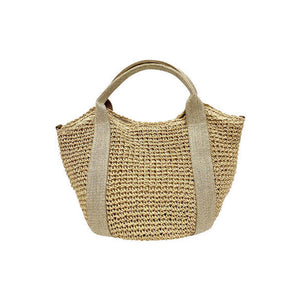 The Handheld Glimmer Handbag in Natural