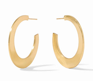 The Large Luna Hoops in Gold