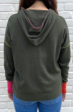 Load image into Gallery viewer, The Contrast Hoodie in Military
