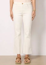 Load image into Gallery viewer, The Ankle Flare Jean in Ecru

