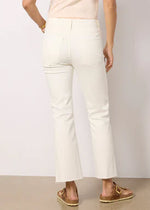 Load image into Gallery viewer, The Ankle Flare Jean in Ecru
