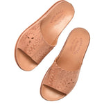 Load image into Gallery viewer, The Whipstitch Slide Sandal in Tan
