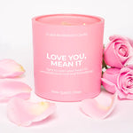 Load image into Gallery viewer, The Love You, Mean It Candle in Rose
