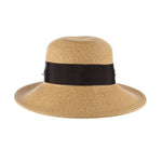 Load image into Gallery viewer, The Paper Braid Sun Hat with Bow in Tea
