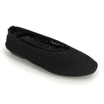 Load image into Gallery viewer, The Woven Ballet Flat in Black
