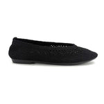 Load image into Gallery viewer, The Woven Ballet Flat in Black
