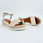 Load image into Gallery viewer, The Cotton Braid Band Espadrille in Natural

