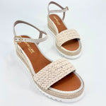 Load image into Gallery viewer, The Cotton Braid Band Espadrille in Natural
