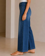 Load image into Gallery viewer, The Patch Pocket Jean in Dark Denim
