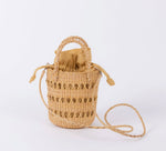 Load image into Gallery viewer, The Mini Straw Bucket Bag in Natural
