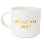 Load image into Gallery viewer, The Breakfast Wine Mug in White Gold
