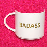 Load image into Gallery viewer, The Badass Mug in White Gold
