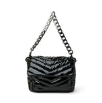 Load image into Gallery viewer, The Muse Crossbody Bag in Black Patent
