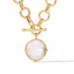 Load image into Gallery viewer, The Honeybee Statement Necklace in Clear Crystal
