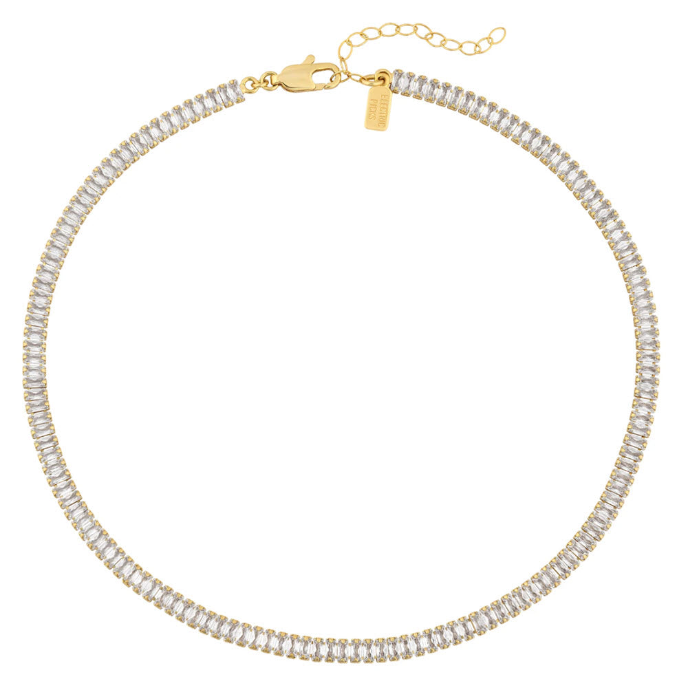 The Naomi Necklace in Gold CZ
